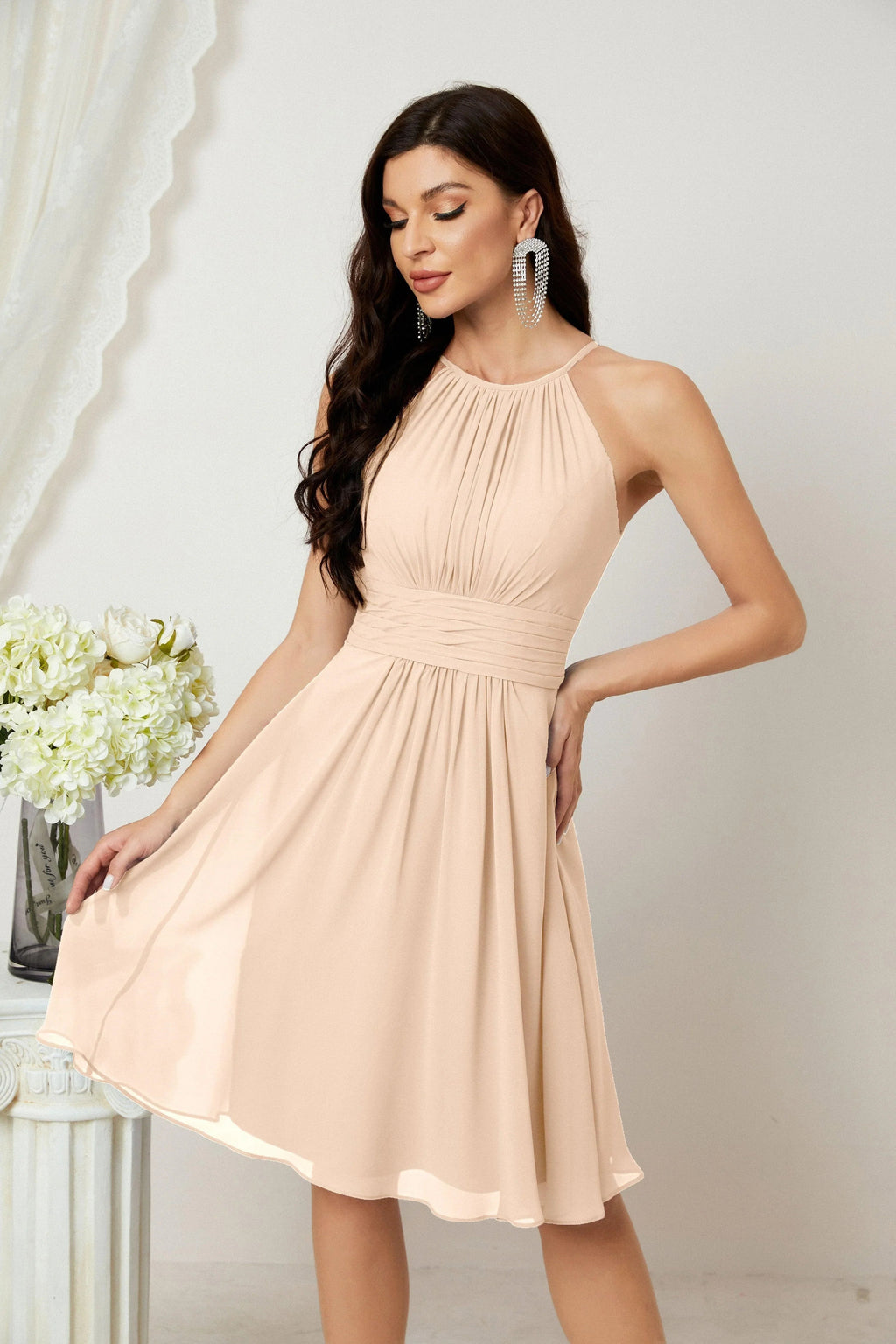 Träger-Heimkehr-Kleider Formelle Abendparty-Cocktailkleid 28011
