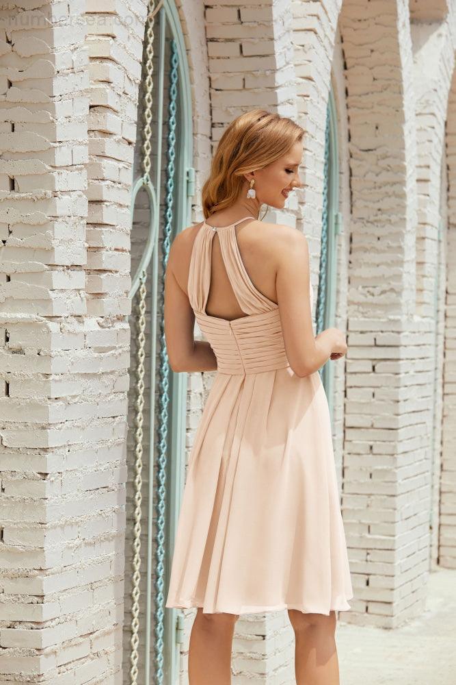 Ärmelloses Homecoming-Kleid Formell Cocktail Abschlussballkleid 28014