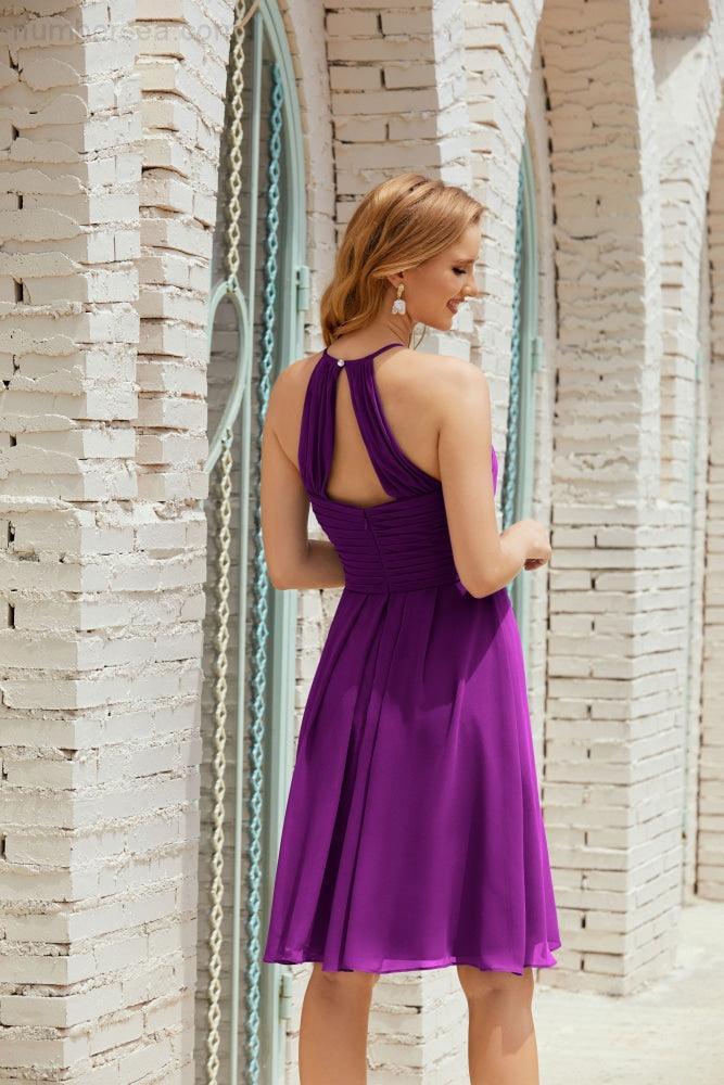 Ärmelloses Homecoming-Kleid Formell Cocktail Abschlussballkleid 28014