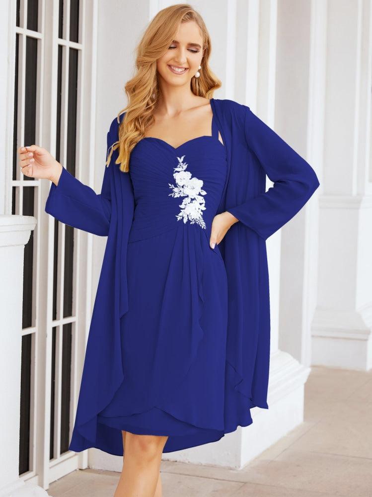 Vestidos de noiva para mãe da noiva Numbersea com aplicações de renda para convidados de casamento 28066 