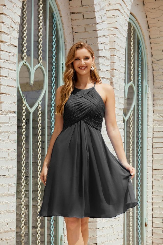Vestidos sin Mangas para el Baile de Bienvenida, Traje Formal de Cóctel y Fiesta de Graduación 28014