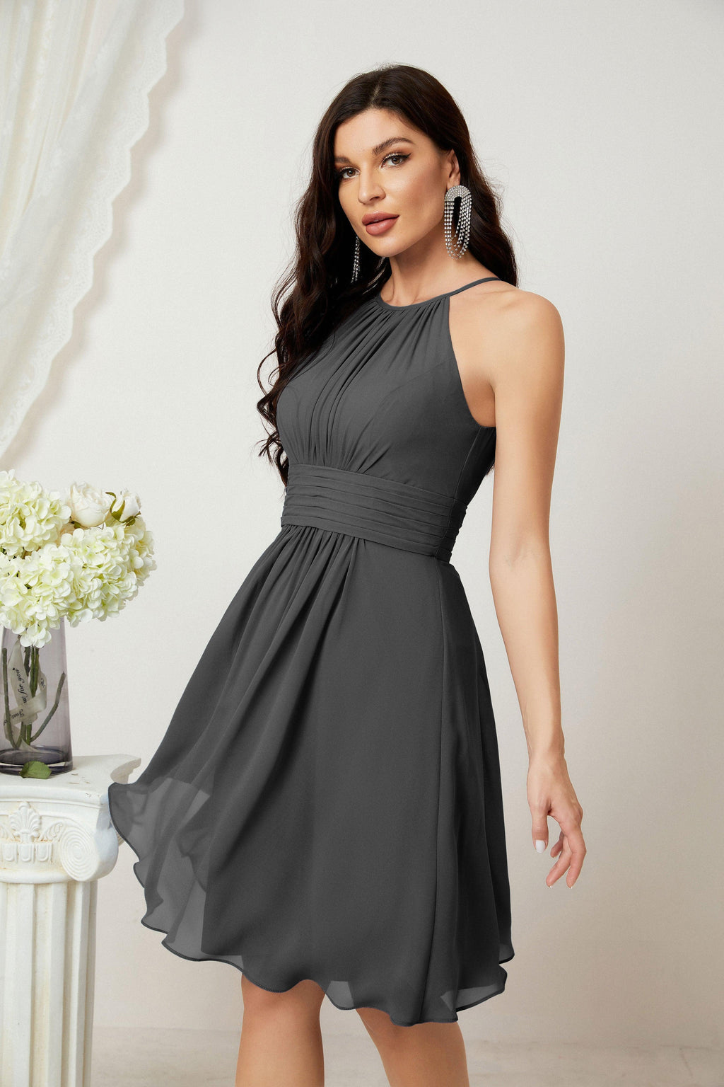 Träger-Heimkehr-Kleider Formelle Abendparty-Cocktailkleid 28011