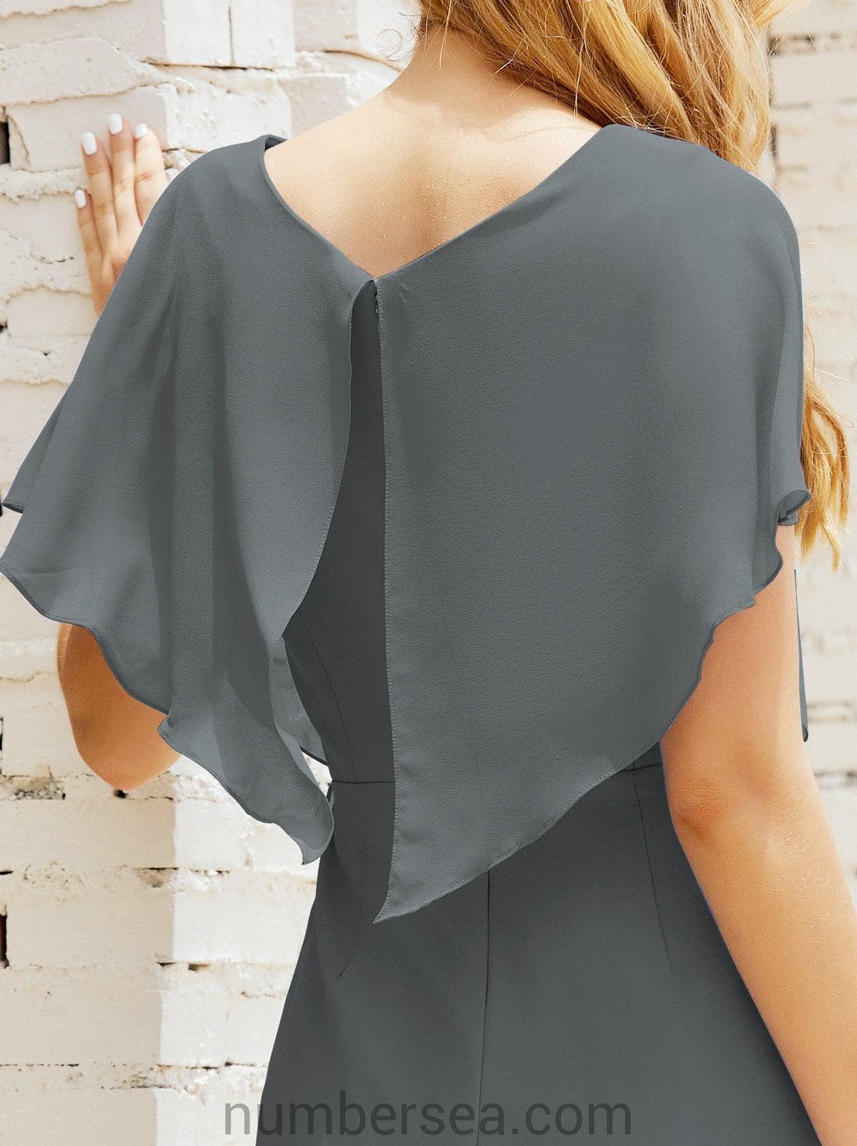 Vestidos de Baile de Regreso a Casa Sin Mangas Largo a la Rodilla Modelo 28021