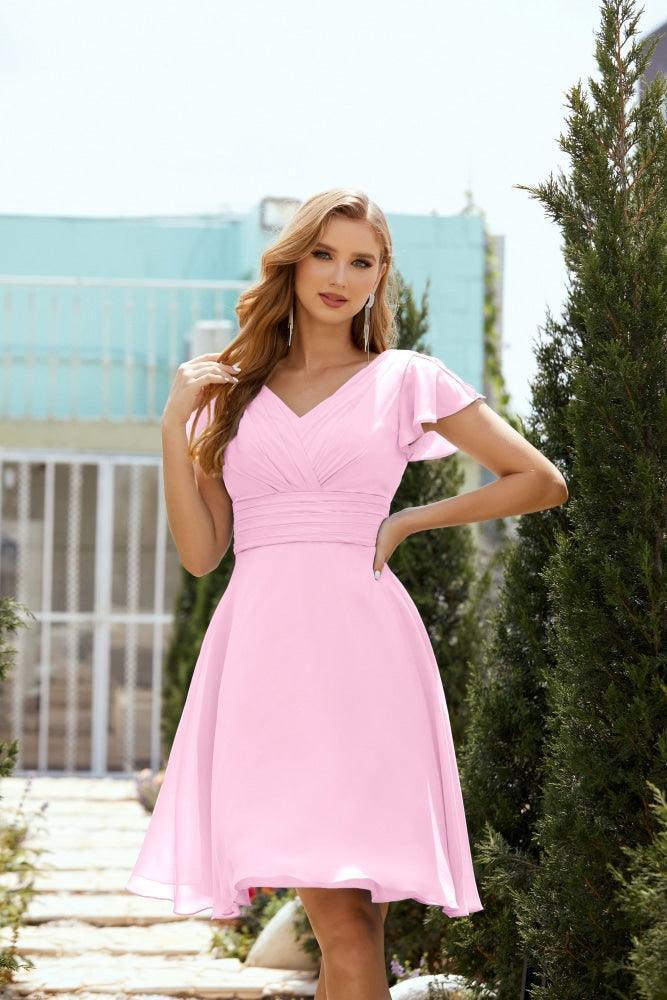Vestidos de Baile de Largo a la Rodilla para Fiesta de Regreso a Casa, Traje Formal de Cóctel y Graduación 28013