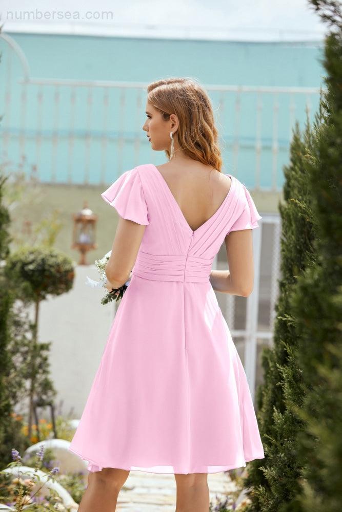 Knie langes Homecoming-Kleid Formell Cocktail Abschlussballkleid 28013