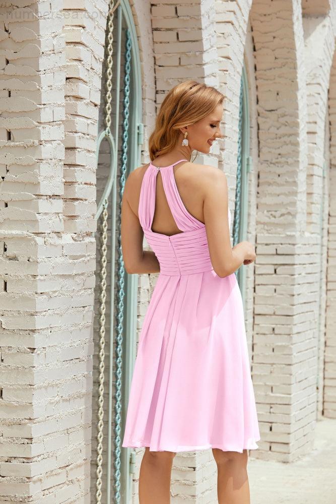 Ärmelloses Homecoming-Kleid Formell Cocktail Abschlussballkleid 28014