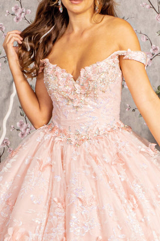 Ärmelloses Ballkleid mit 3D-Schmetterling von Elizabeth K GL3183