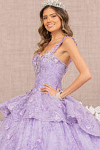 3D Butterfly Sweetheart Ball Gown by Elizabeth K GL3112