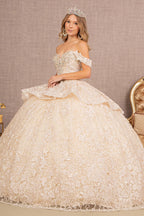 3D Butterfly Sweetheart Ball Gown by Elizabeth K GL3112