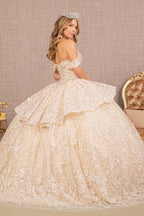 3D Butterfly Sweetheart Ball Gown by Elizabeth K GL3112