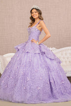 3D Butterfly Sweetheart Ball Gown by Elizabeth K GL3112