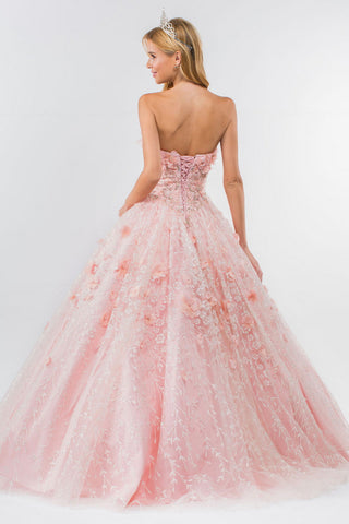 3D-Ballkleid mit Blumenumhang von Elizabeth K GL1939