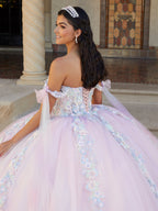 3D-Blumenkorsett-Quinceanera-Kleid von House of Wu 26067