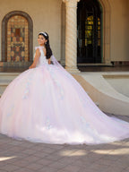 3D-Blumenkorsett-Quinceanera-Kleid von House of Wu 26067