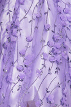 Schulterfreies Ballkleid mit 3D-Blumenmuster von Cinderella Couture 8021J