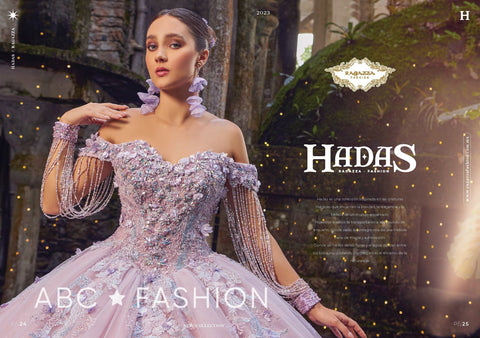 3D-Blumen-Off-Shoulder-Quinceanera-Kleid von Ragazza EV30-630