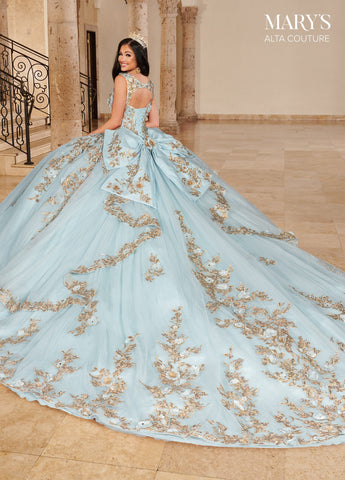 3D-Blumen-Quinceanera-Kleid von Alta Couture MQ3074