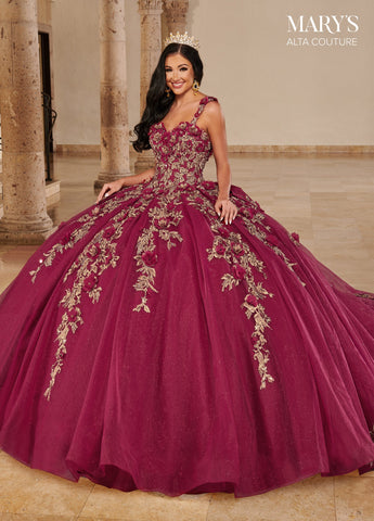 3D-Blumen-Quinceanera-Kleid von Alta Couture MQ3074