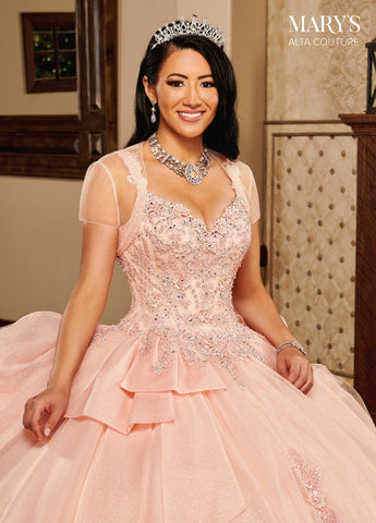 3D-Blumen-Quinceanera-Kleid von Alta Couture MQ3092