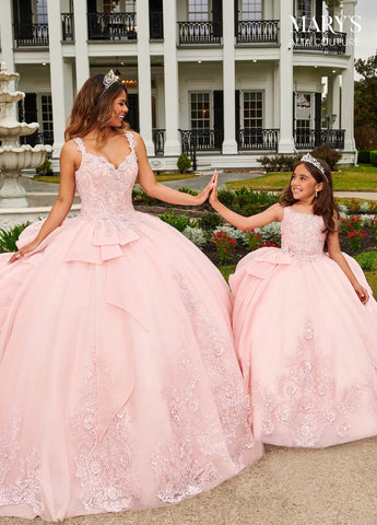 3D-Blumen-Quinceanera-Kleid von Alta Couture MQ3092