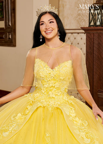 3D-Blumen-Quinceanera-Kleid von Alta Couture MQ3098