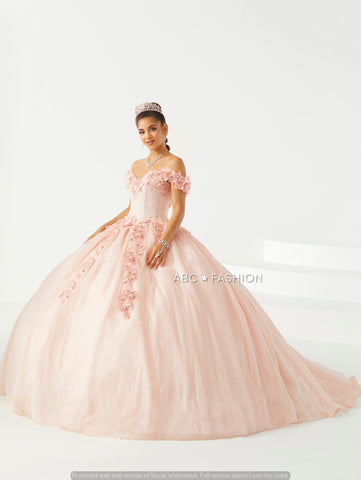 3D-Blumen-Quinceanera-Kleid von Fiesta Gowns 56443