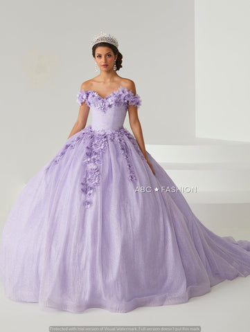 3D-Blumen-Quinceanera-Kleid von Fiesta Gowns 56443