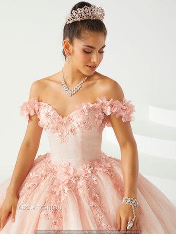 3D-Blumen-Quinceanera-Kleid von Fiesta Gowns 56443