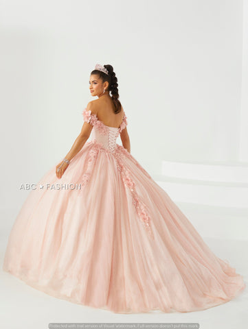 3D-Blumen-Quinceanera-Kleid von Fiesta Gowns 56443