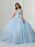Quinceanera-Kleid mit 3D-Blumenmuster von House of Wu 26991