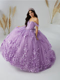 Robe de Quinceañera en Tulle à Motifs Floraux 3D par House of Wu 26950