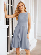 Vestidos para mãe da noiva Numbersea Vestido de baile Vestido casual plissado 28065 