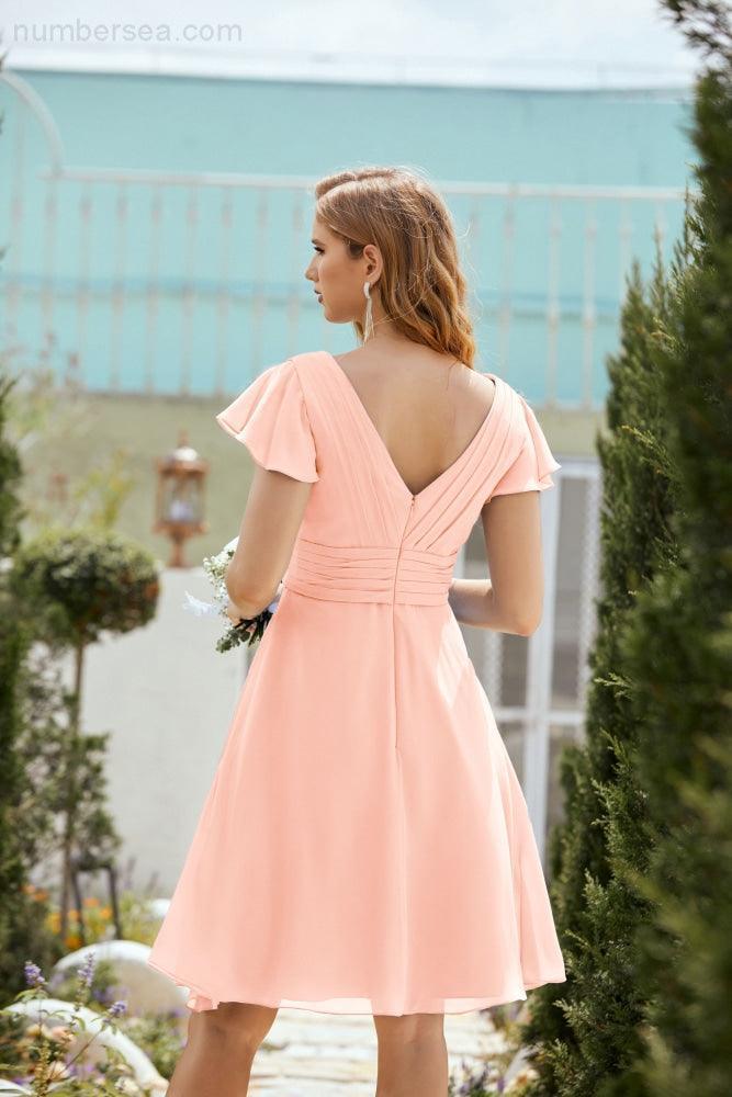 Knie langes Homecoming-Kleid Formell Cocktail Abschlussballkleid 28013