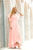 Numbersea  Mother of The Bride Dresses Plus Size V-Neck Floor Length Formal Prom Dress for Wedding Guest 28020