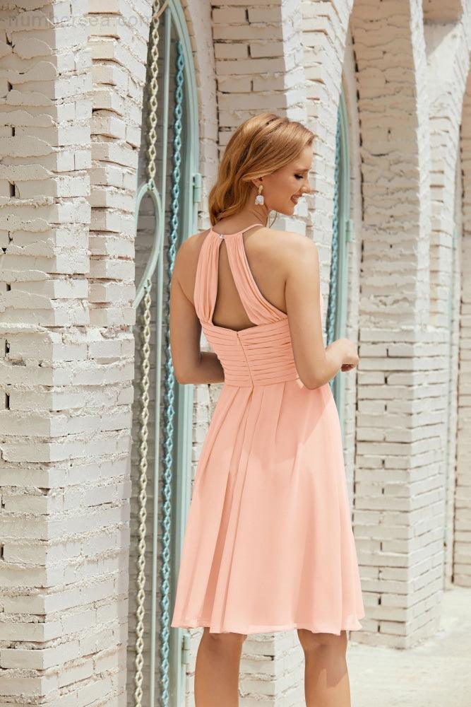 Ärmelloses Homecoming-Kleid Formell Cocktail Abschlussballkleid 28014