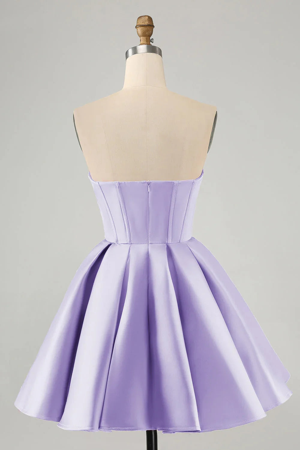 Niedliches A-Linien Sweetheart Korsett Kurzes Fuchsia Homecoming Kleid mit Perlenstickerei