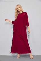 Mother of Bride Dresses with Open Front Lightweight Cardigan Formal Prom Gown  28081