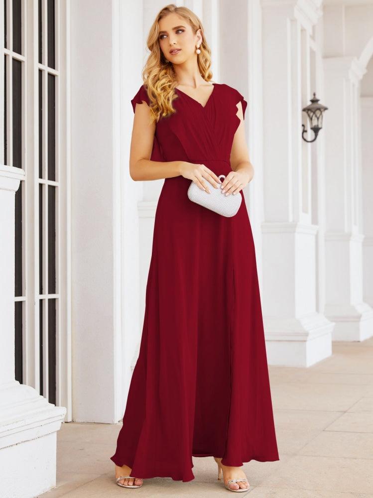 Vestidos de madrinha Numbersea, vestido de baile formal com costas abertas para mãe da noiva 28058