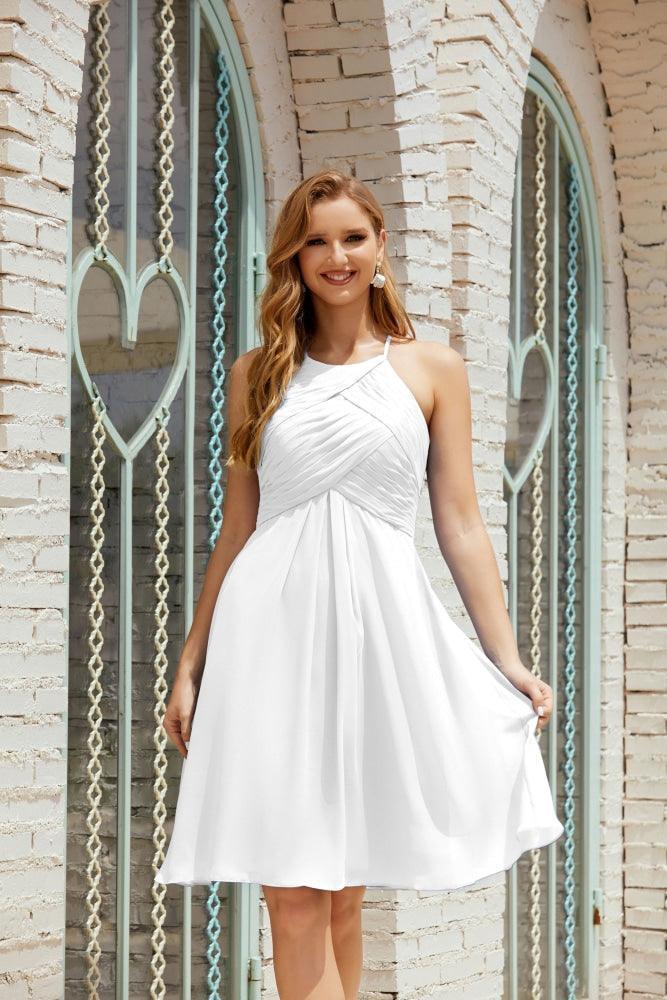 Vestidos sin Mangas para el Baile de Bienvenida, Traje Formal de Cóctel y Fiesta de Graduación 28014