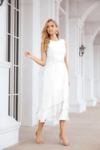 Vestido de festa formal para mãe da noiva, corte A, duas peças, Numbersea 28072 