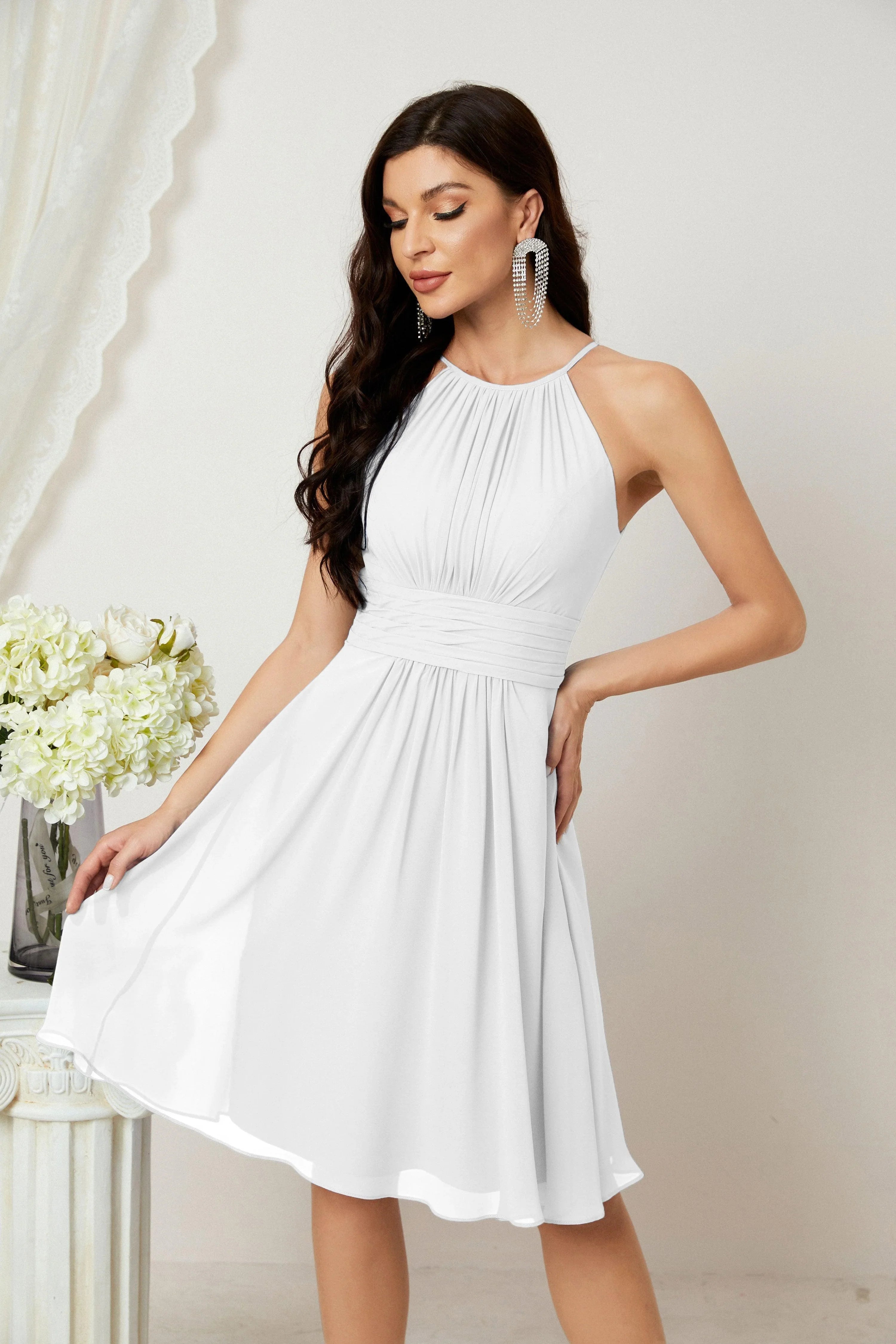 Träger-Heimkehr-Kleider Formelle Abendparty-Cocktailkleid 28011