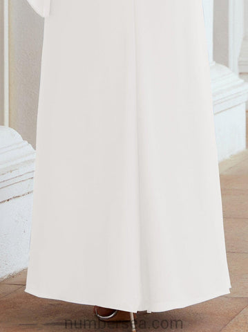 Numbersea Formal Party Gown Dress Long Mother of The Bride Dresses with Ruffle Cape 28026
