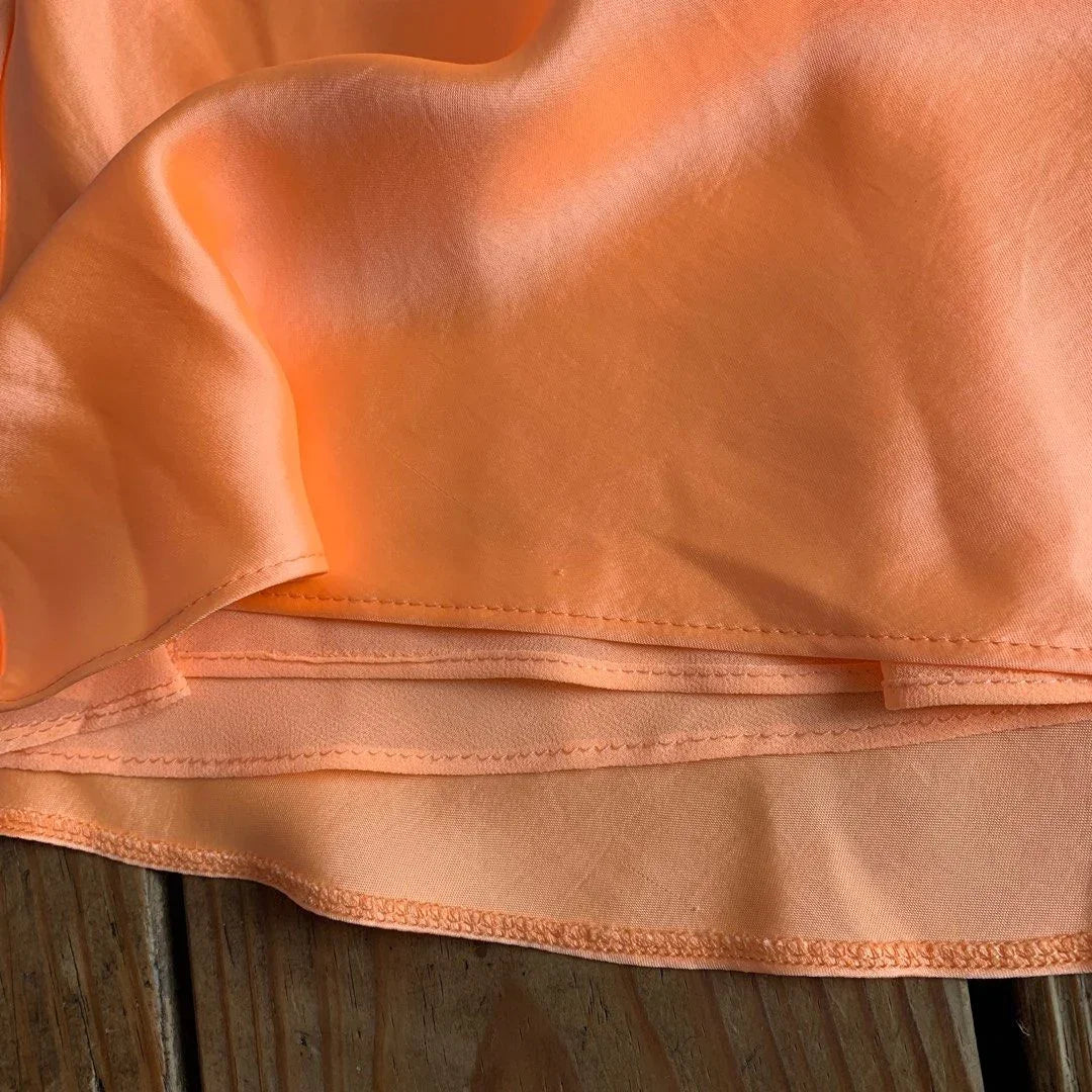 Niedliches Oranges Homecoming-Kleid Zurück In Die Schule Kleid Y2833