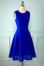 Vestido Corto Azul Real Lindo para el Baile de Bienvenida y Graduación del 8º Grado Y672