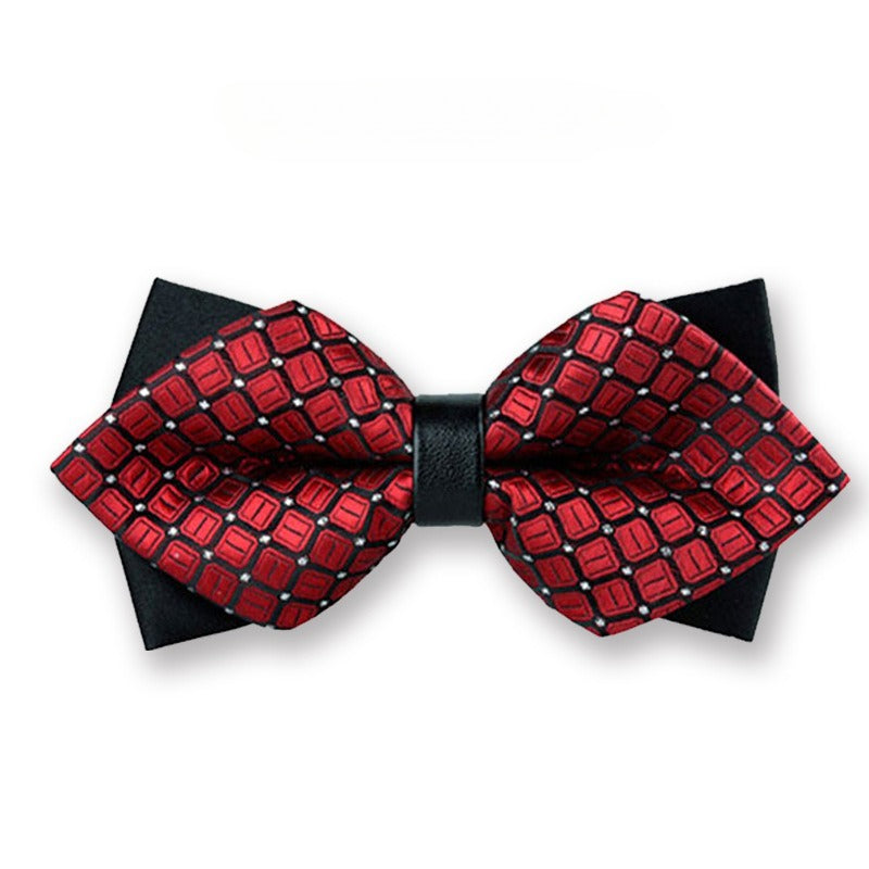 Tie men's wedding celebration red tie business formal suit accessories