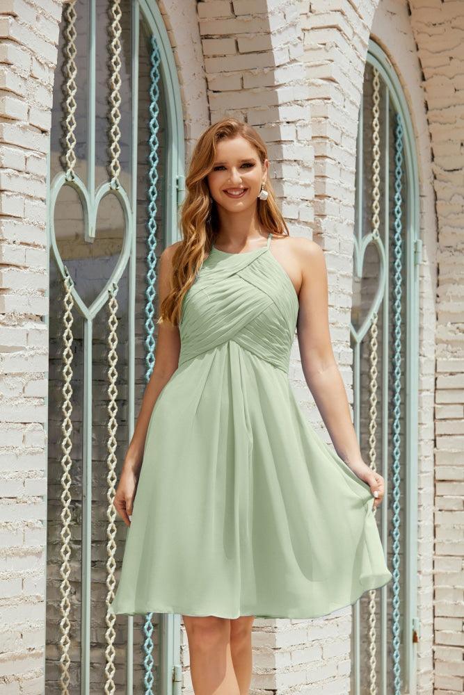 Vestidos sin Mangas para el Baile de Bienvenida, Traje Formal de Cóctel y Fiesta de Graduación 28014