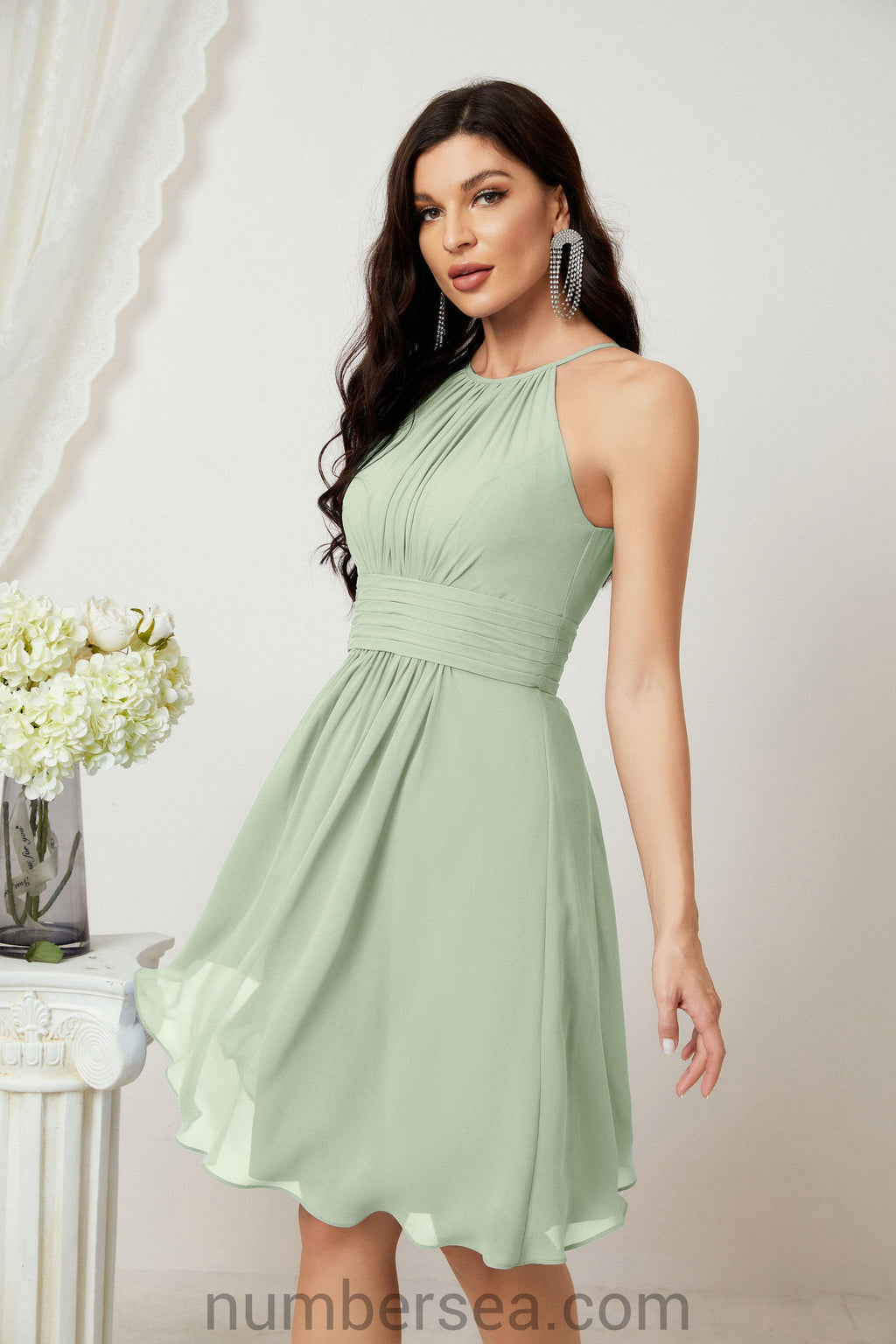 Träger-Heimkehr-Kleider Formelle Abendparty-Cocktailkleid 28011