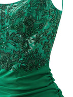 Königsblaues figurbetontes Kurzes Trägerkleid aus Jersey für den Homecoming-Ball
