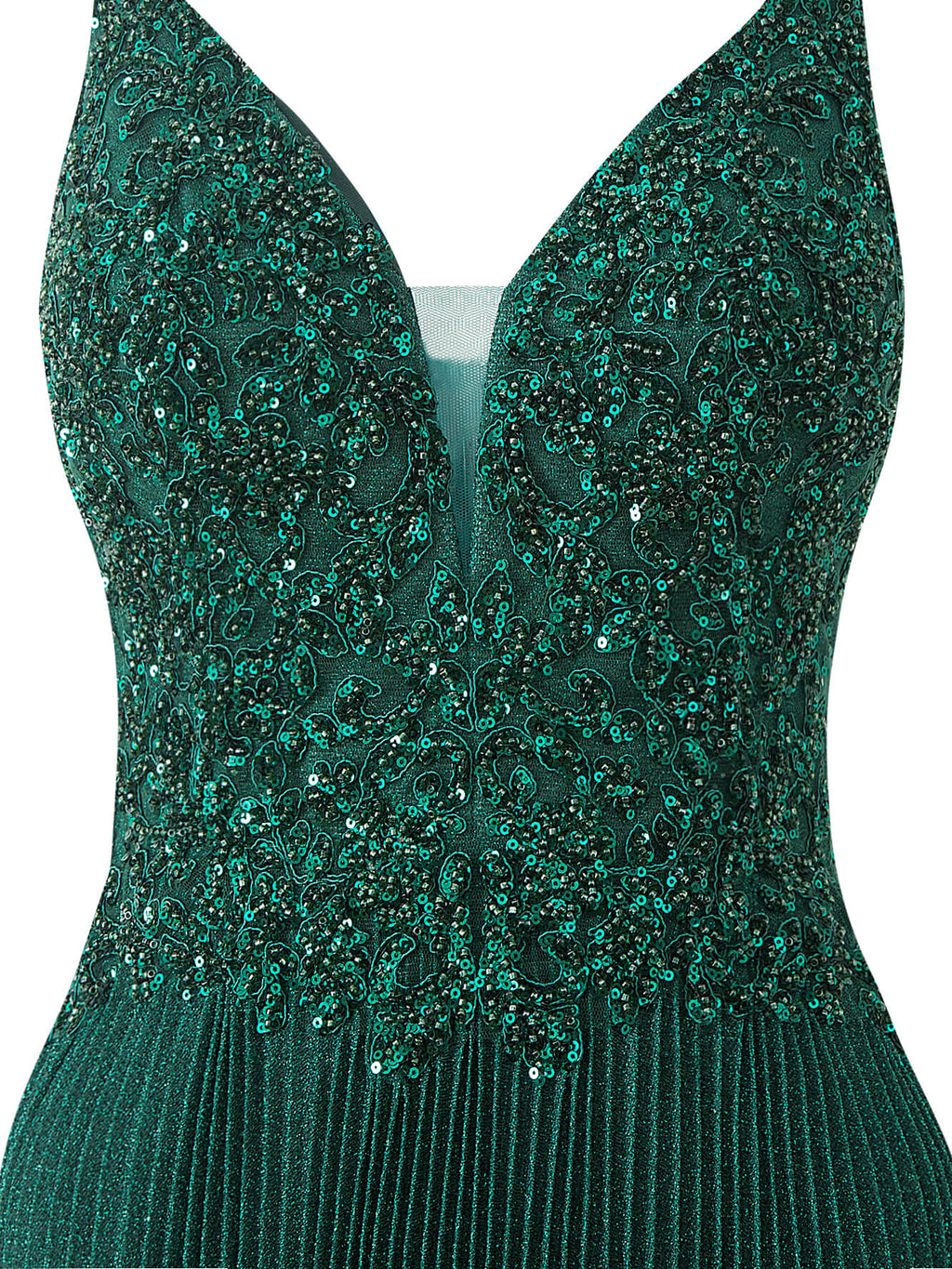 Elisabete Rosa Rosa | Vestido de festa comprido em jersey brilhante, corte A, com aplicações e lantejoulas