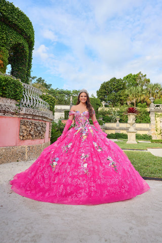 Quinceanera-Kleid mit Blumenstickerei von Amarra 54200